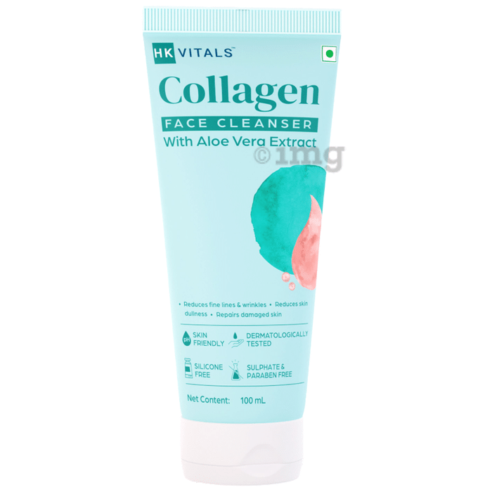HK Vitals by HealthKart Collagen Face Cleanser, Reduces Fine Lines, Wrinkles & Skin Dullness, All Skin Types