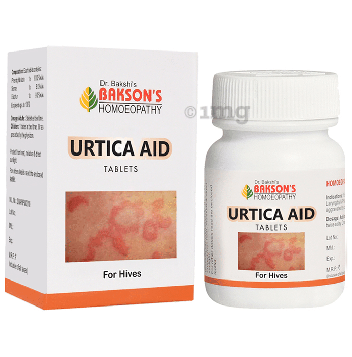Bakson's Homeopathy Urtica Aid Tablet