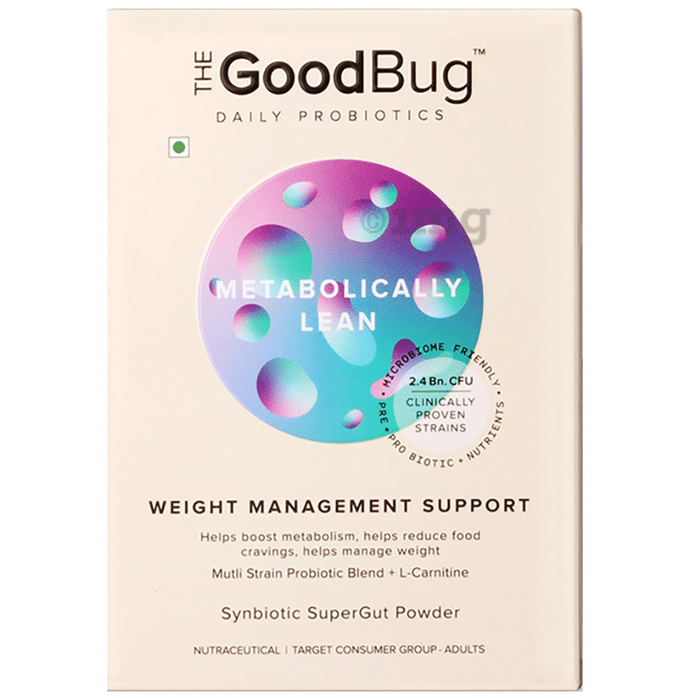 The Good Bug Metabolically Daily Probiotics Lean Powder | For Weight Management & Gut Health (2gm Each)