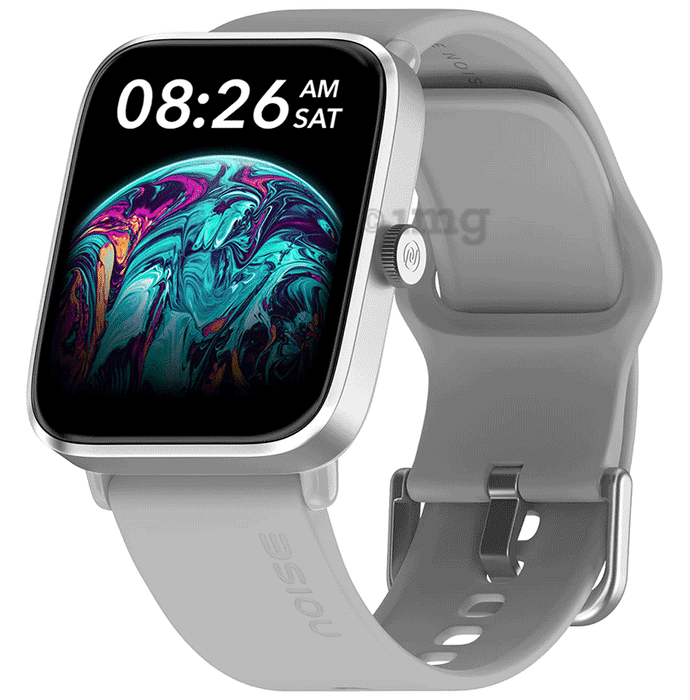 Noise Color Fit Pro 4 Alpha Smartwatch Silver Grey