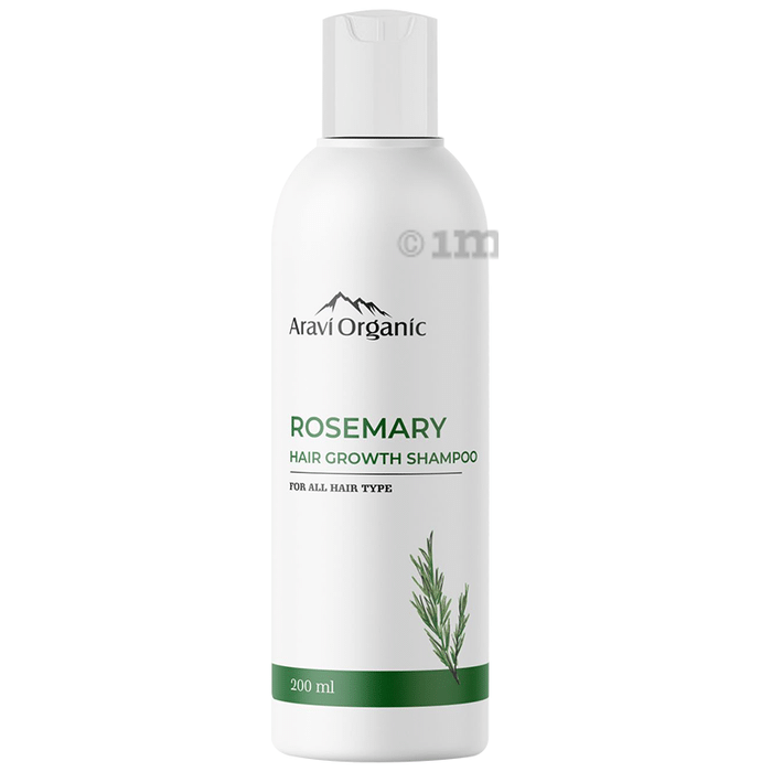 Aravi Organic Rosemary Hair Growth Shampoo Enriched With Rosemary, Green Tea & Caffeine Shampoo