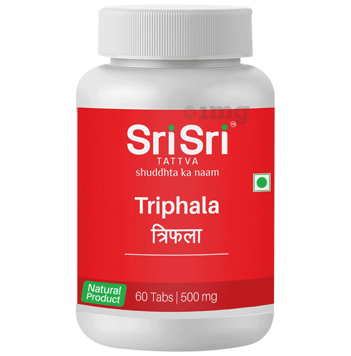 Sri Sri Tattva Triphala 500mg Tablet | Eases Constipation & Supports Digestion