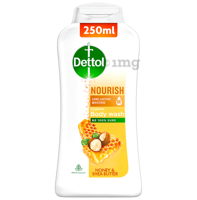 Dettol Nourish Bodywash & Shower Gel | pH Balanced & Soap Free