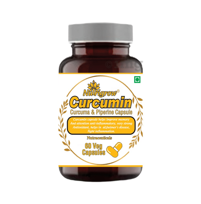 Nutrigrow Curcumin Veg Capsule