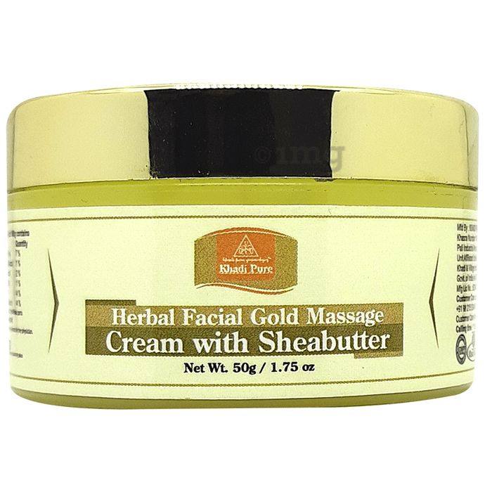 Khadi Pure Facial Gold with Sheabutter Herbal Massage Cream