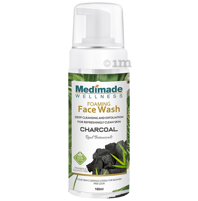 Medimade Wellness Charcoal Foaming Face Wash