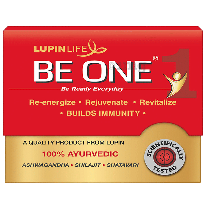 Lupin Life Be One Ayurvedic Capsule with Ashwagandha, Shatavari & Shilajit | For Immunity