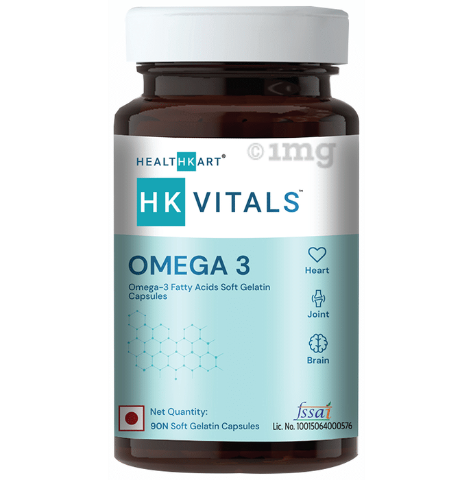 HealthKart HK Vitals Omega 3 Soft Gelatin Capsule