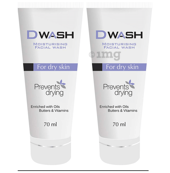 DWash Moisturising Facial Wash (70ml Each)