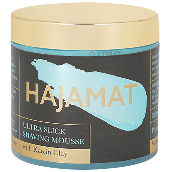 Hajamat Ultra Slick Shaving Mousse with Kaoilin Clay