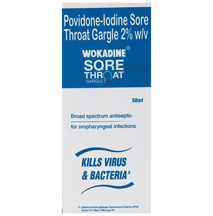 Wokadine Sore Throat Gargle
