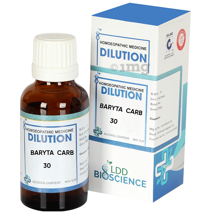 LDD Bioscience Baryta Carb Dilution 30 Buy bottle of 100 ml Dilution