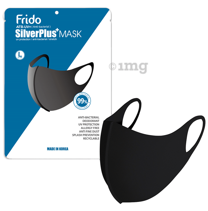Frido SilverPlus+ Mask Medium Black