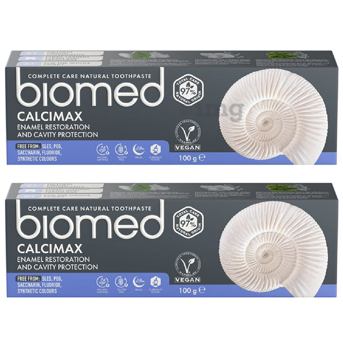 Biomed Complete Care Natural Toothpaste (100gm Each) Calcimax