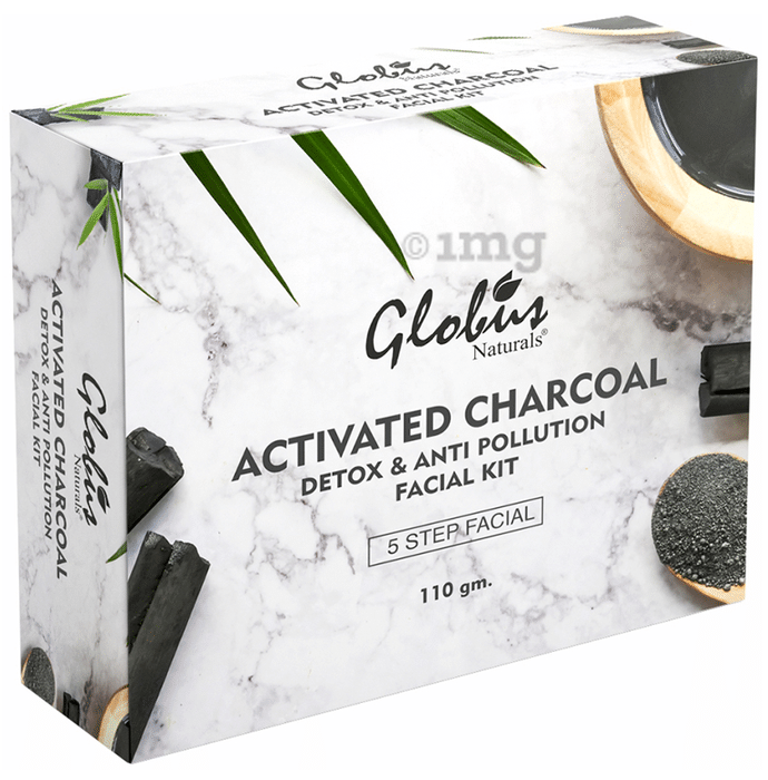 Globus Naturals Activated Charcoal Facial Kit