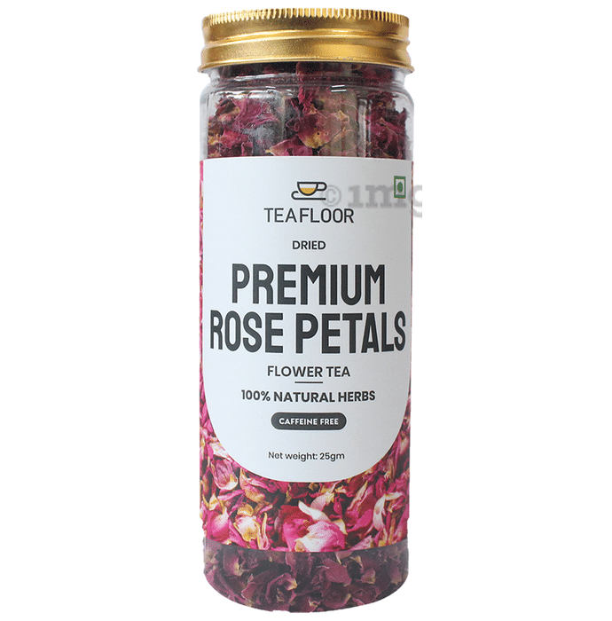 Teafloor Dried Premium Rose Petals Flower Tea