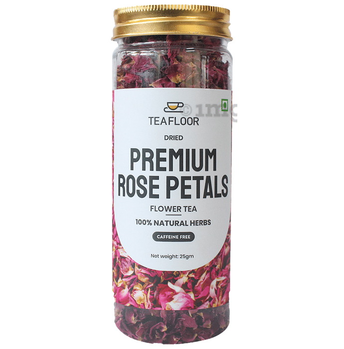 Teafloor Dried Premium Rose Petals Flower Tea