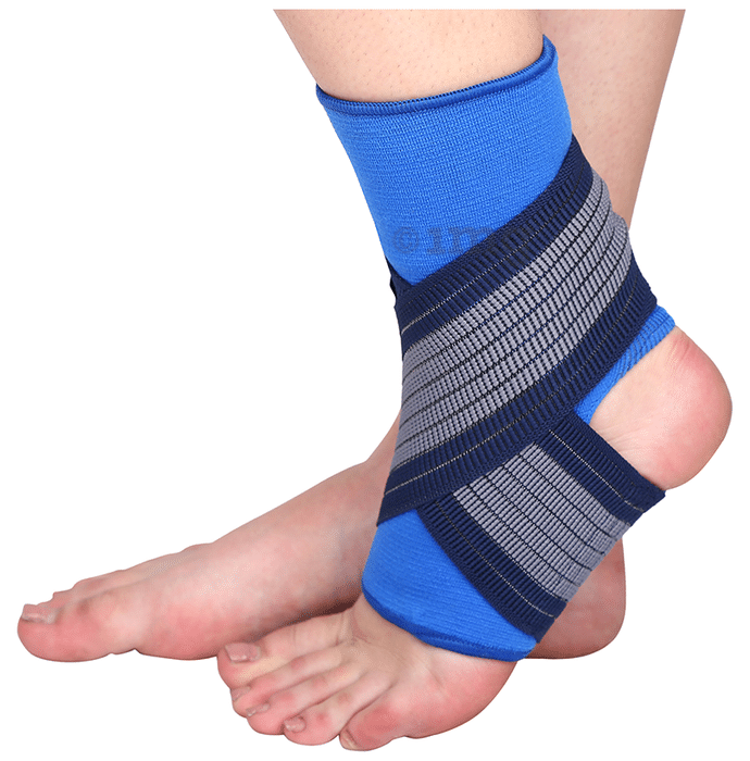 Longlife OCT 014 Ankle Grip Medium Blue