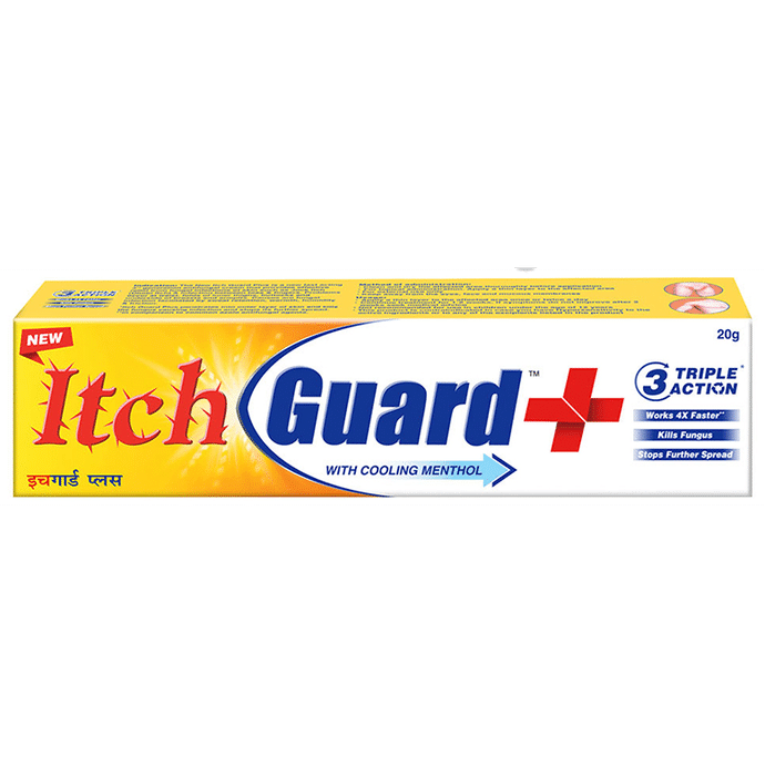 Itch Guard Plus Cream with Cooling Menthol | Triple Action Formula