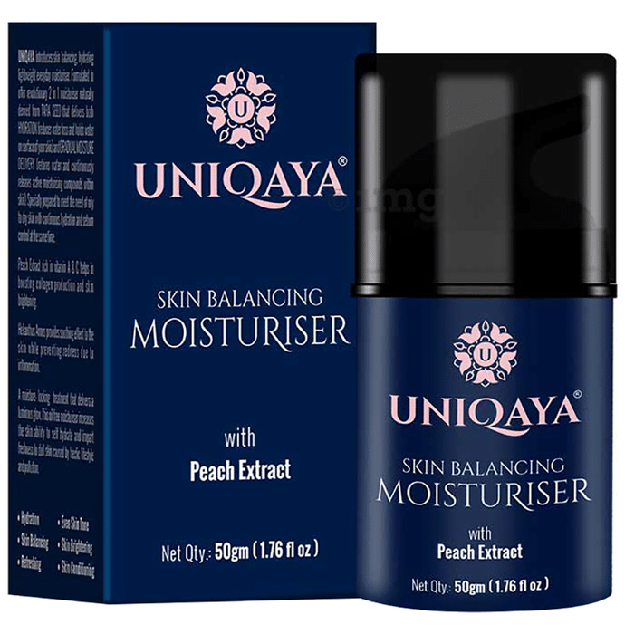 Uniqaya Skin Balancing Moisturiser with Peach Extract