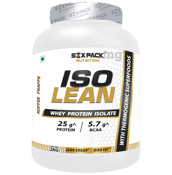Sixpack Nutrition Iso Lean Whey Protein Isolate Koffee Frappe