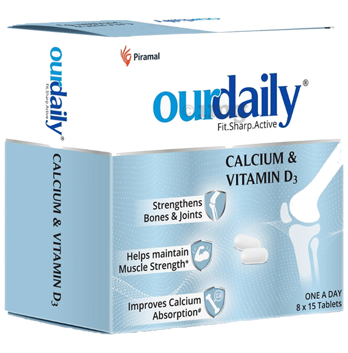 OurDaily Calcium & Vitamin D3 Tablet
