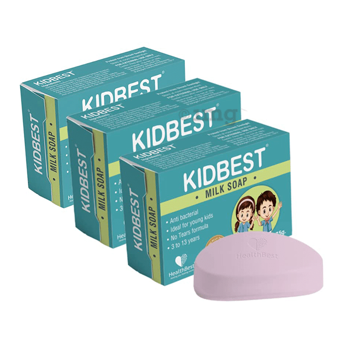 HealthBest Kidbest Milk Soap (75gm Each)