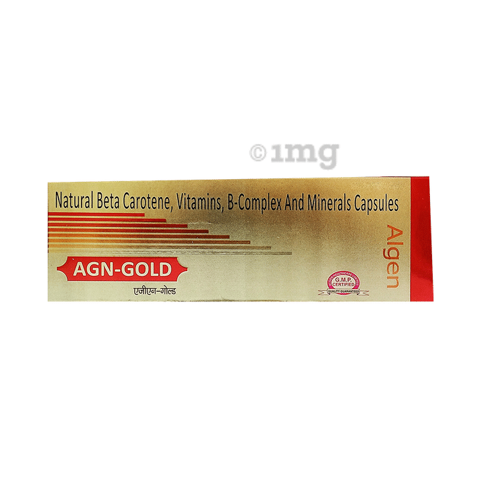 AGNGold Capsule Buy strip of 10 capsules at best price in India 1mg