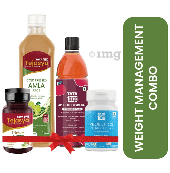 Tata 1mg Weight Management Combo Pack for Detoxification, Metabolism Improvement & Weight Management