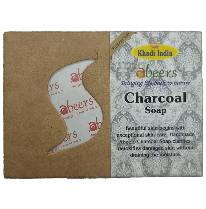 Khadi India Abeers Premium Charcoal Soap