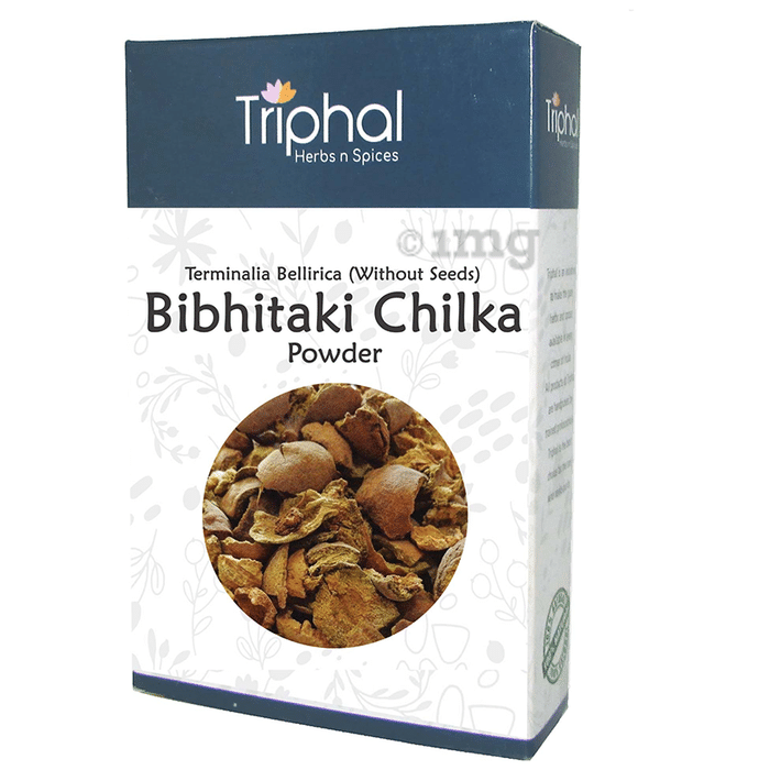 Triphal Bibhitaki Chilka/ Baheda Chilka/ Terminalia Bellirica Without Seeds Powder