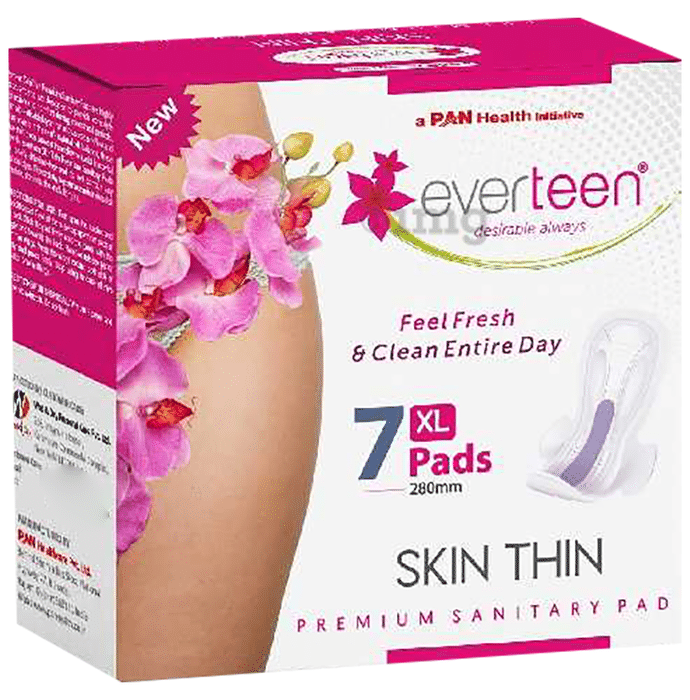 Everteen Skin Thin Premium Sanitary Pads (7 Each) XL