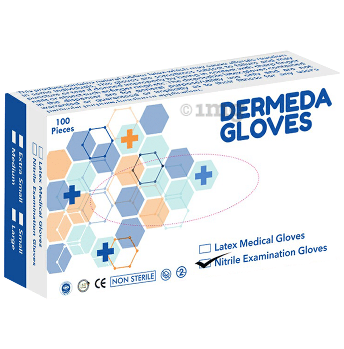 Dermeda Nitrile Examination Glove Medium