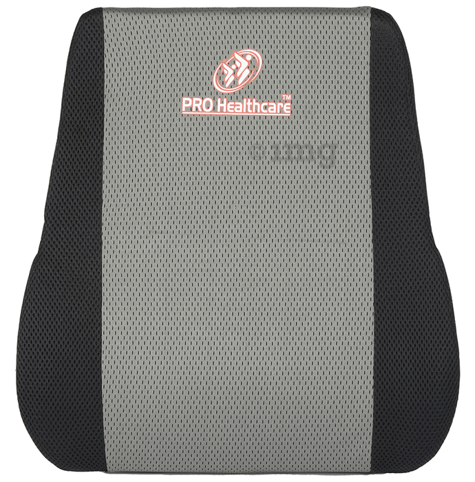 Pro Healthcare Backrest For Office Chair and Cars Grey