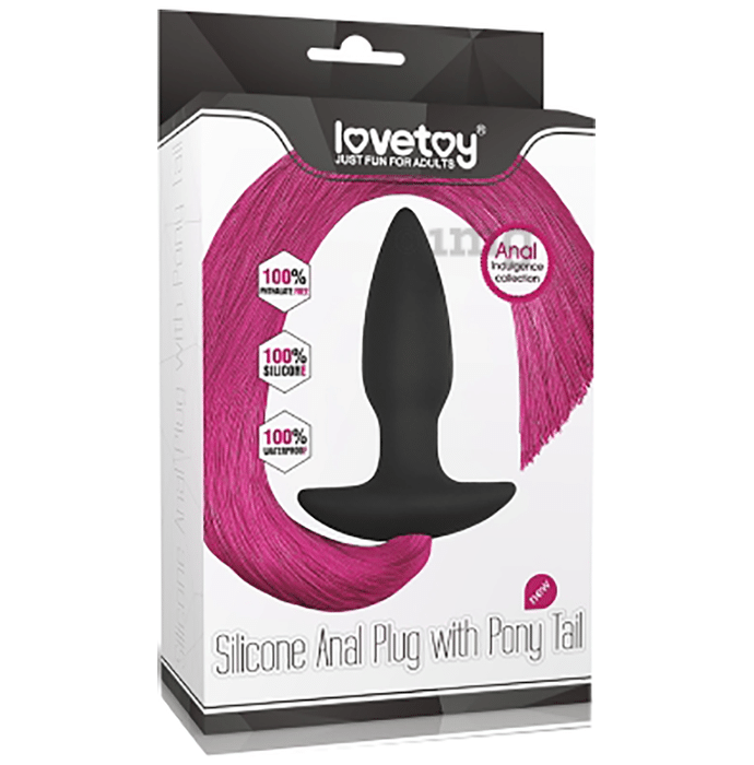 Purepassion Silicone Body Massager with Pony Tail