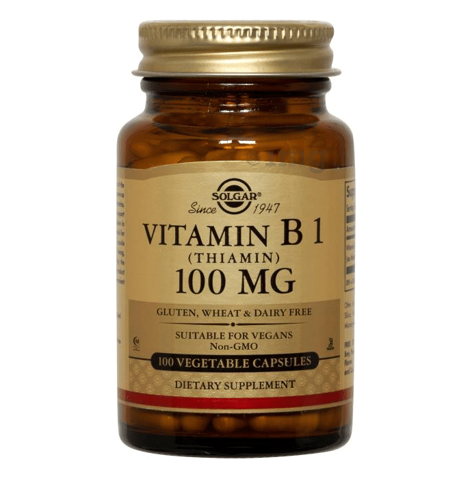 Solgar Vitamin B1 100mg Vegetable Capsule