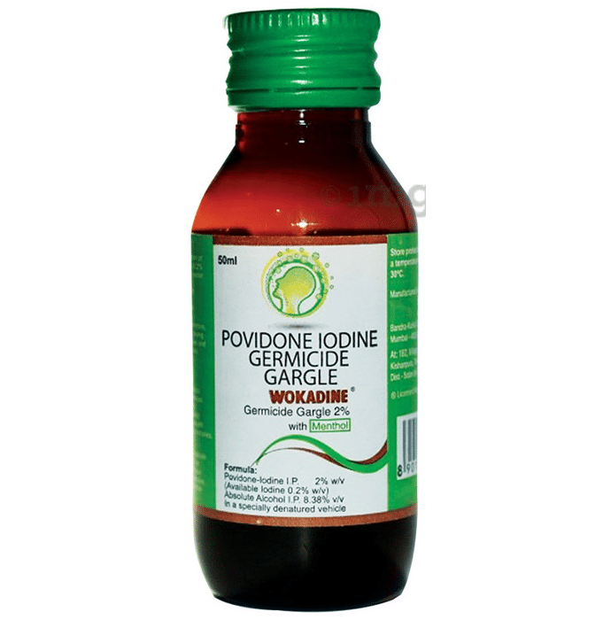 Wokadine Germicide Gargle 2% with Menthol