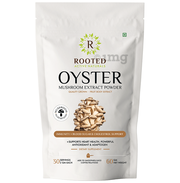 Rooted Active Naturals Oyster Mushroom Extract Powder