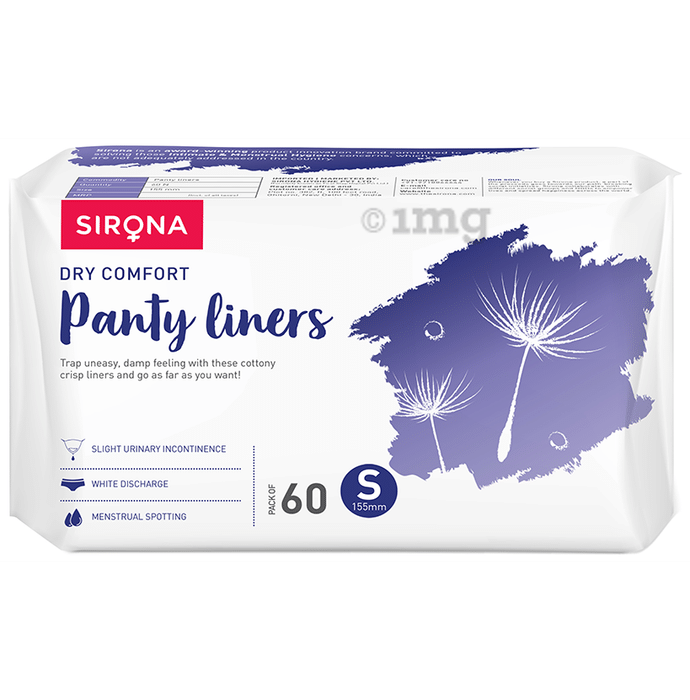 Sirona Dry Comfort Panty Liners Small
