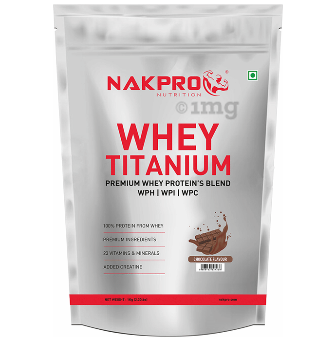Nakpro Nutrition Whey Titanium Premium Whey Protein's Blend Chocolate