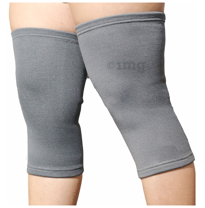 Fidelis Healthcare Knee Cap 4 Way Pair XL Grey