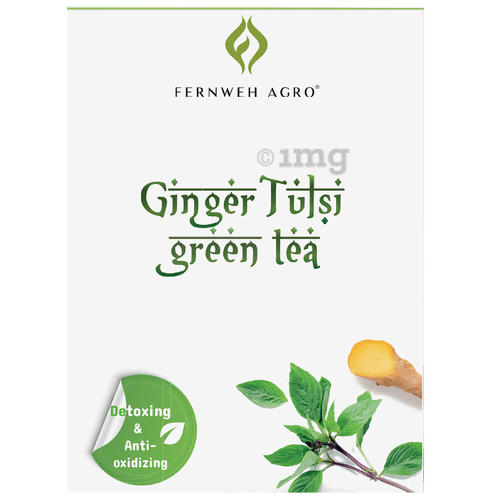 Fernweh Agro Ginger Tulsi Green Tea