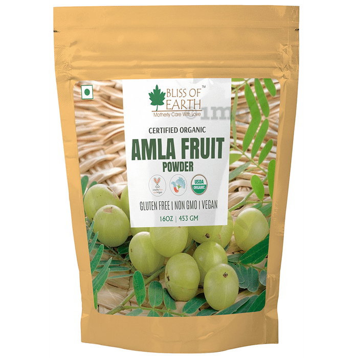 Bliss of Earth Certified Organic Amla Fruit Powder
