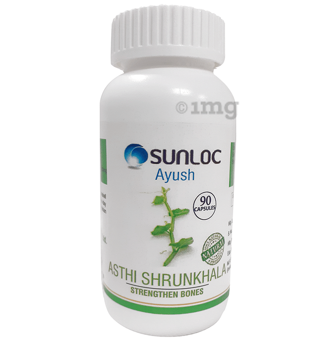 Sunloc Ayush Asthi Shrunkhala Strengthen Bones Capsule