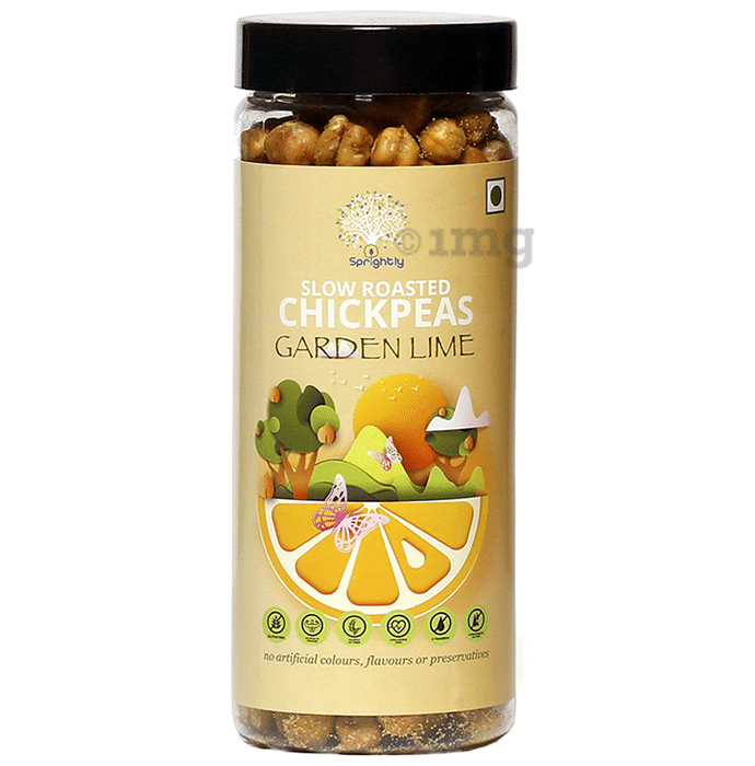 Sprightly Slow Roasted Chickpeas (180gm Each) Garden Lime