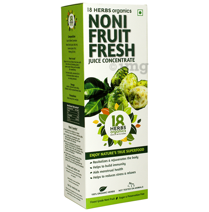 18 Herbs Organics Noni Fruit Fresh Juice Concentrate