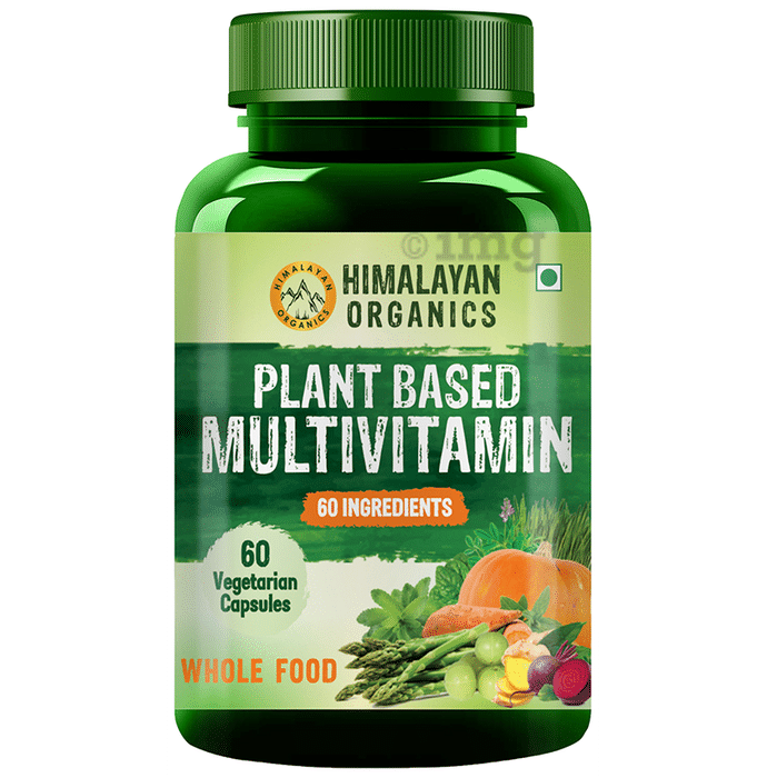 Himalayan Organics Plant Based Multivitamin | Vegetarian Capsule for Immunity, Bones, Joints & Brain Health