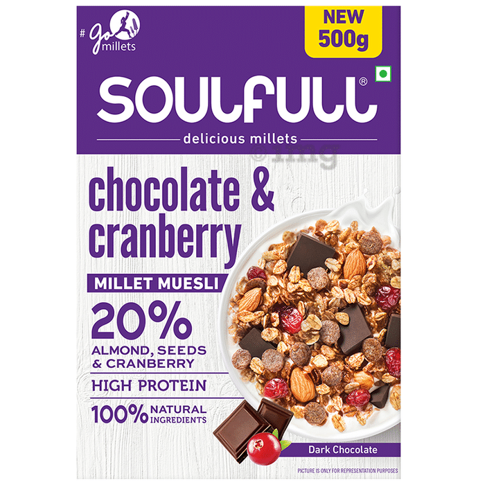 Tata Soulfull Chocolate & Cranberry Millet Muesli