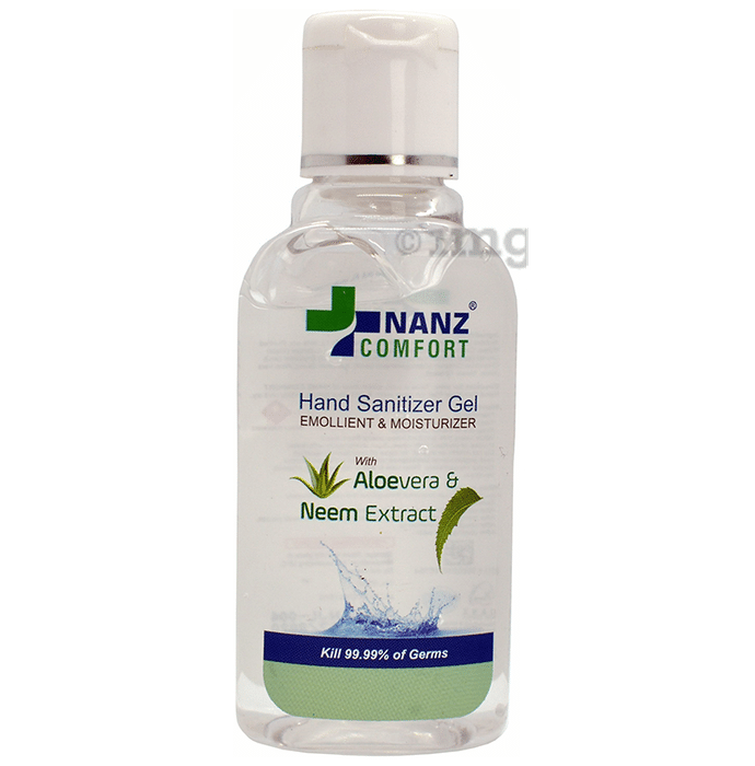 Nanz Comfort Hand Sanitizer Gel with Aloe Vera & Neem Extract