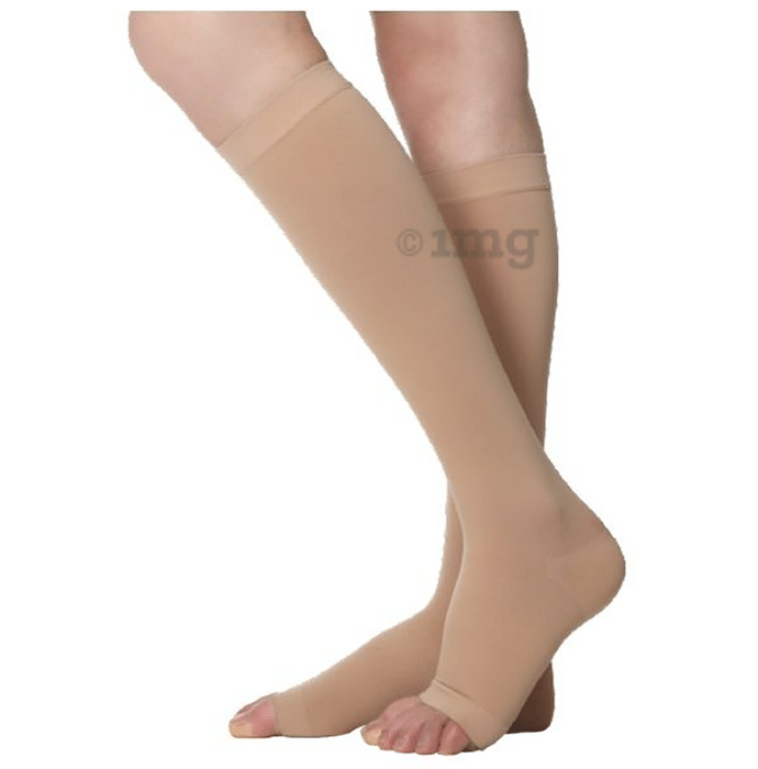 Medtex Class-2 Cotton compression stockings for Varicose Veins - Knee/ –  Medtex India